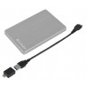Verbatim Disque dur portable mince Store n Go ALU 1 To argenté