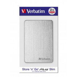 Verbatim Disque dur portable mince Store n Go ALU 1 To argenté