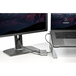 StarTech.com Mini Dock Thunderbolt 3 - Station d'Accueil Portable pour Deux Écrans avec HDMI 4K 60Hz, 2 x Hub USB-A (3.0/2.0),