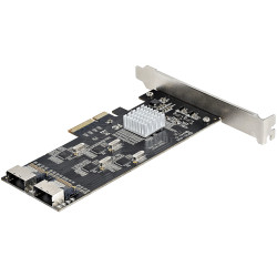 StarTech.com Carte Contrôleur SATA PCIe 8 ports - Carte Extension SATA PCI Express 6Gbps avec 4 Contrôleurs Hôte - Carte SAT
