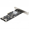 StarTech.com Carte Contrôleur SATA PCIe 8 ports - Carte Extension SATA PCI Express 6Gbps avec 4 Contrôleurs Hôte - Carte SAT