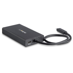 StarTech.com Adaptateur Multiport USB-C - Mini Station d'Accueil USB-C avec 4K HDMI - 60W Power Delivery Pass-Through, GbE, 2x 