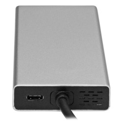 StarTech.com Adaptateur Multiport USB-C - Mini Station d'Accueil USB-C avec 4K HDMI - 60W Power Delivery Pass-Through, GbE, 2x 