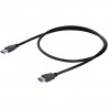 StarTech.com Câble d'extension noir SuperSpeed USB 3.0 A vers A 1 m - M/F