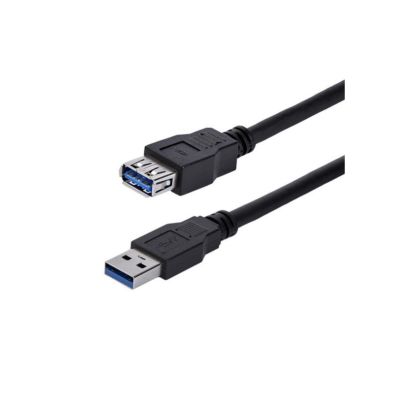 StarTech.com Câble d'extension noir SuperSpeed USB 3.0 A vers A 1 m - M/F