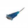 StarTech.com Câble Adaptateur USB vers Série DB9 RS232 - Mâle / Mâle