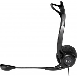 Logitech 981-000100 écouteur/casque Avec fil Arceau Appels/Musique USB Type-A Noir