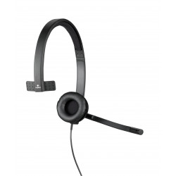 Logitech 981-000571 écouteur/casque Avec fil Arceau Bureau/Centre d'appels USB Type-A Noir