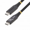 StarTech.com Câble USB4 de 1m, Câble USB-C Certifié USB-IF, 40Gbps, Power Delivery 240W PD 3.1 EPR, 8K 60Hz, Cordon de Trans