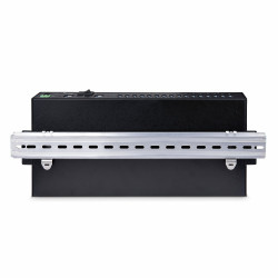 StarTech.com Hub Industriel à 16 Ports USB 5Gbps avec Adaptateur d'Alimentation, Boîtier Métallique, Montable, Protection ES