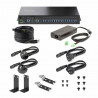 StarTech.com Hub Industriel à 16 Ports USB 5Gbps avec Adaptateur d'Alimentation, Boîtier Métallique, Montable, Protection ES