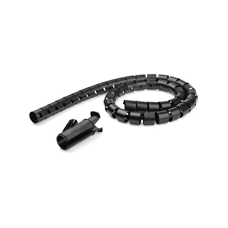 StarTech.com Gaine spirale range-câble Noir - 2,5 m - Diamètre de 25 mm