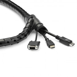 StarTech.com Gaine spirale range-câble Noir - 2,5 m - Diamètre de 25 mm
