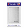 Verbatim Disque dur portable mince Store n Go ALU 2 To argenté
