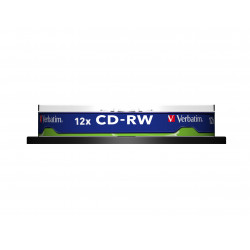 Verbatim CD-RW 12x 700 Mo 10 pièce(s)