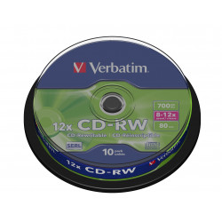 Verbatim CD-RW 12x 700 Mo...