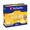 Verbatim DVD+RW 8cm Matt Silver 1,4 Go 5 pièce(s)