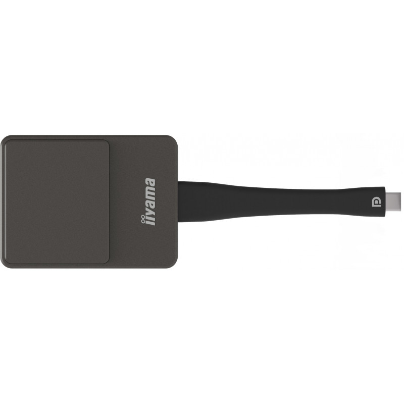 iiyama WP D002C connecteur de télévision intelligent USB 4K Ultra HD Noir, Argent