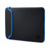 HP 35.56 cm (14") Neoprene Sleeve 35,6 cm (14") Housse Noir, Bleu