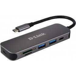 D-Link Hub USB-C 5-en-1...