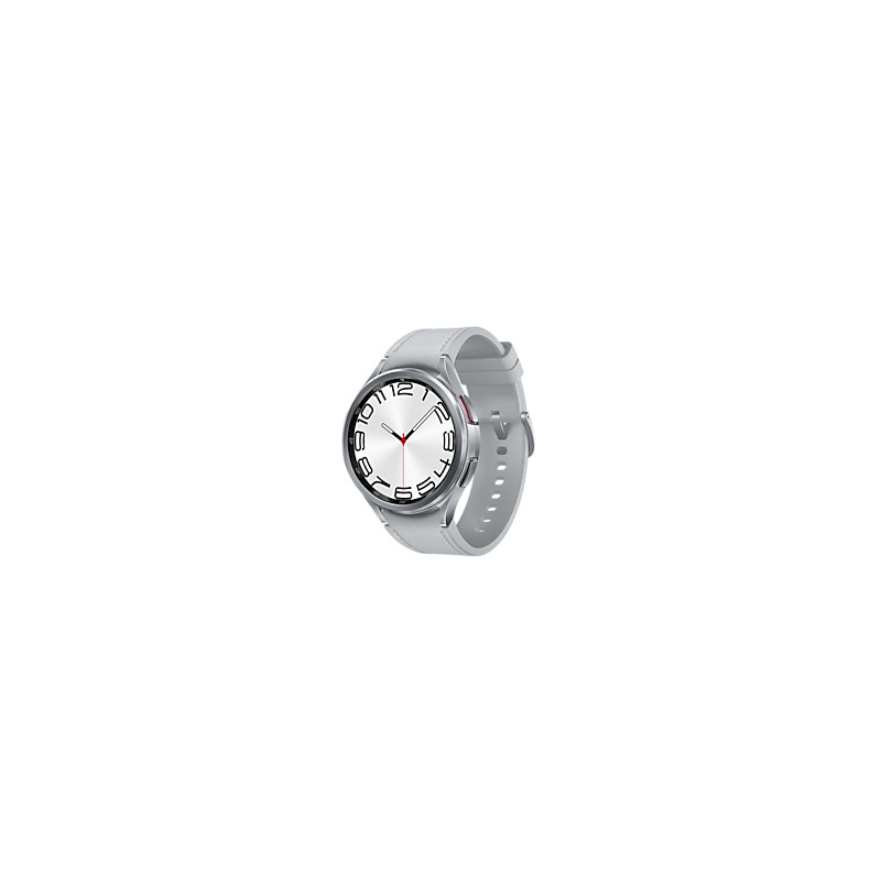 Samsung Galaxy Watch6 Classic 3,81 cm (1.5") OLED 47 mm Numérique 480 x 480 pixels Écran tactile Argent Wifi GPS (satellite)