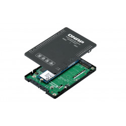 QNAP QDA-A2MAR Boîtier de disques de stockage Enceinte ssd Noir M.2