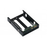 QNAP QDA-A2AR Boîtier de disques de stockage Boîtier disque dur/SSD Noir 2.5"