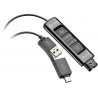 POLY Adaptateur USB vers QD DA85-M compatible TAA