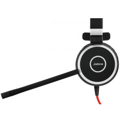 Jabra Evolve 40 Casque Avec fil Arceau Bureau/Centre d'appels USB Type-C Bluetooth Noir