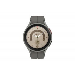 Samsung Galaxy Watch5 Pro 3,56 cm (1.4") OLED 45 mm Numérique 450 x 450 pixels Écran tactile Titane Wifi GPS (satellite)