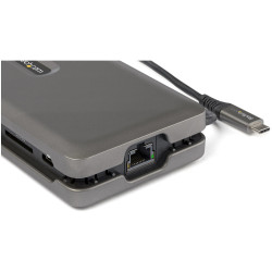 StarTech.com Adaptateur Multiport USB-C 6 en 1 - USB Type-C vers 4K 60Hz HDMI 2.0 - 100W Power Delivery Pass-trough - SD/Micro 