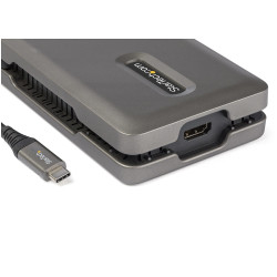 StarTech.com Adaptateur Multiport USB-C 6 en 1 - USB Type-C vers 4K 60Hz HDMI 2.0 - 100W Power Delivery Pass-trough - SD/Micro 