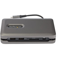 StarTech.com Adaptateur Multiport USB-C 6 en 1 - USB Type-C vers 4K 60Hz HDMI 2.0 - 100W Power Delivery Pass-trough - SD/Micro 
