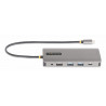 StarTech.com Adaptateur Multiport USB-C Triple Moniteur, Double HDMI et DisplayPort 4K 60Hz + 4K 30Hz, Adaptateur USB-C, Hub US