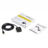 StarTech.com Câble adaptateur de 1,80 m USB vers série DB9 RS232 - Chipset FTDI