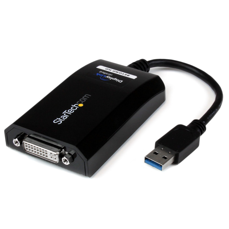 StarTech.com Adaptateur USB 3.0 vers DVI - Adaptateur Vidéo Double Écran/Multi-Écrans de Carte Graphique /Vidéo Externe USB