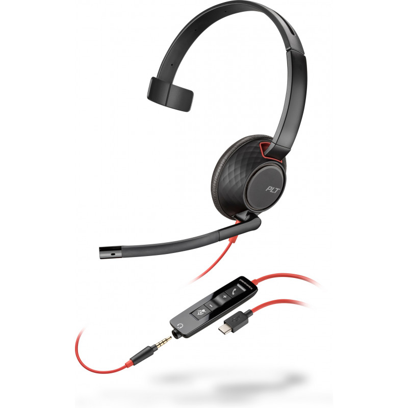 POLY Micro-casque Blackwire C5210 USB-C + câble de commande