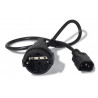 APC , Power Cord, C14 to CEE 7/7 Schuko, 0.6m