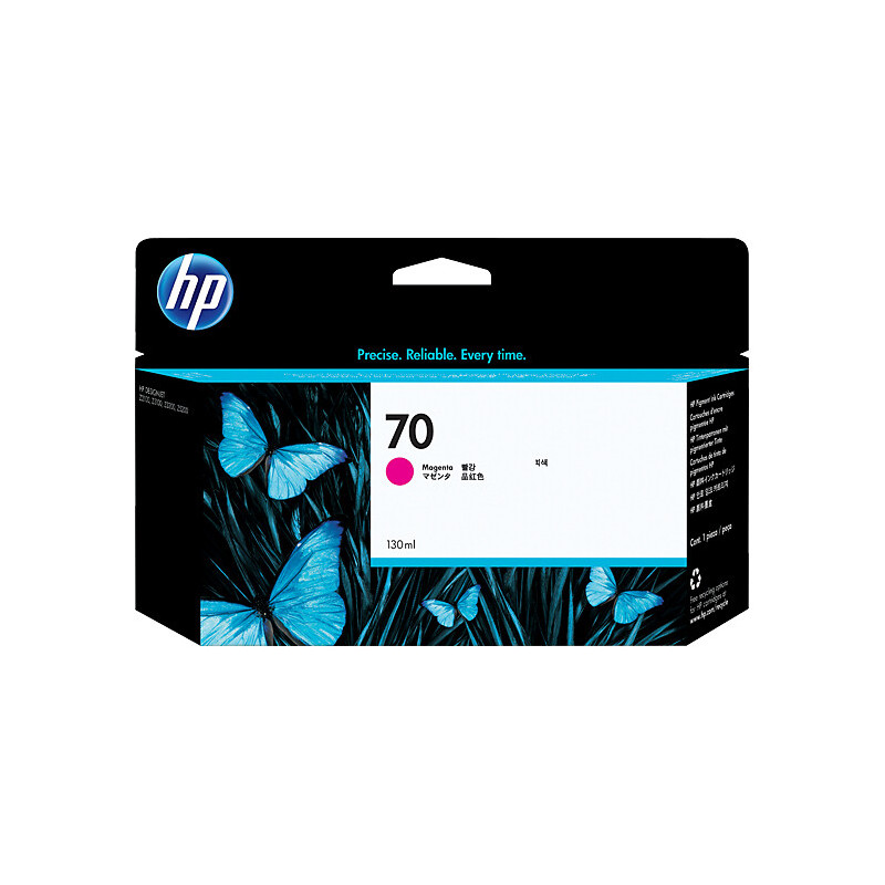 HP 70 cartouche d'encre DesignJet magenta, 130 ml