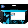 HP 728 cartouche d'encre DesignJet cyan 130 ml