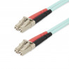 StarTech.com Câble à Fibre Optique Multimode LC/UPC vers LC/UPC OM4, Fibre LOMMF/VCSEL Zipcord 50/125µm, Réseaux 100G, Faib