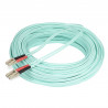 StarTech.com Câble à Fibre Optique Multimode LC/UPC vers LC/UPC OM4, Fibre LOMMF/VCSEL Zipcord 50/125µm, Réseaux 100G, Faib