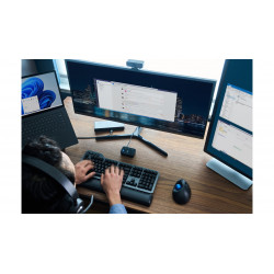 Kensington Pro Fit Ergo TB450 souris Bureau Droitier RF sans fil + Bluetooth Trackball 1600 DPI