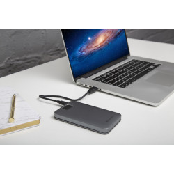 Verbatim 53652 disque dur externe 1 To 5400 tr/min 2.5" USB Type-C 3.2 Gen 1 (3.1 Gen 1) Gris