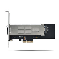 StarTech.com Adaptateur SSD M.2 NVMe vers PCIe x4 avec Plateau Amovible pour Slot d'Extension PCI Express, Carte Adaptateur PCI