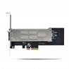 StarTech.com Adaptateur SSD M.2 NVMe vers PCIe x4 avec Plateau Amovible pour Slot d'Extension PCI Express, Carte Adaptateur PCI