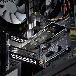 StarTech.com Adaptateur SSD M.2 NVMe vers PCIe x4 avec Plateau Amovible pour Slot d'Extension PCI Express, Carte Adaptateur PCI