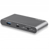 StarTech.com Dock USB C - Station d'Accueil USB-C à Double Écran 4K HDMI - 100 W Power Delivery Pass-through, GbE, 2 USB A - 