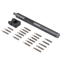 StarTech.com Tournevis de Précision Électrique - 20 Embouts - Mini Tournevis Magnétique sans Fil - Réparation Électronique
