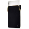 HP Housse de protection réversible pour ordinateur portable 15,6 pouces (doré)